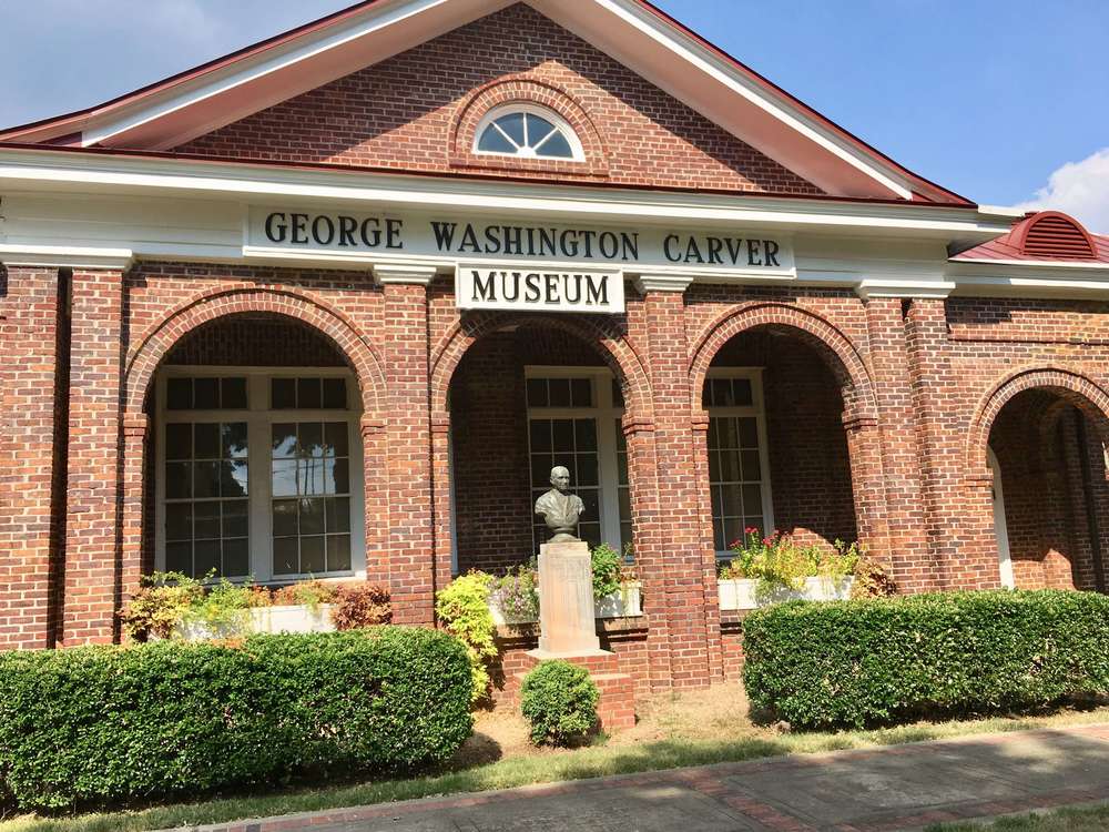 Front of George Washington Carver Musuem