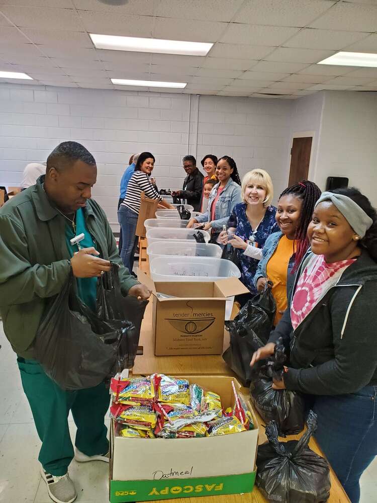 take home meal packing line