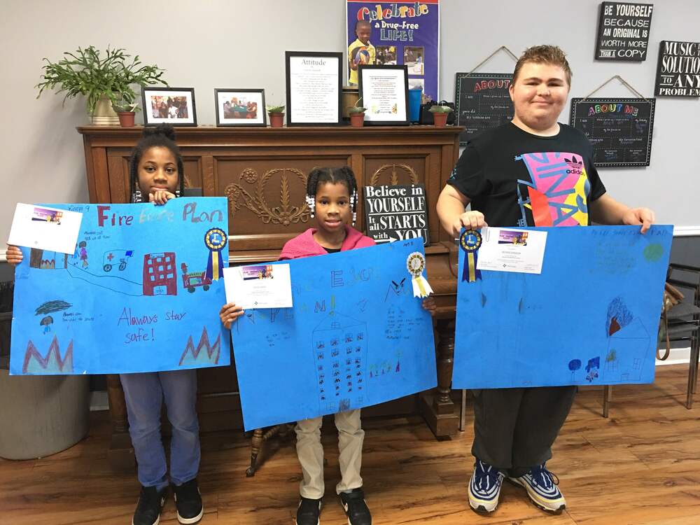 Fire Prevention Poster winners 2